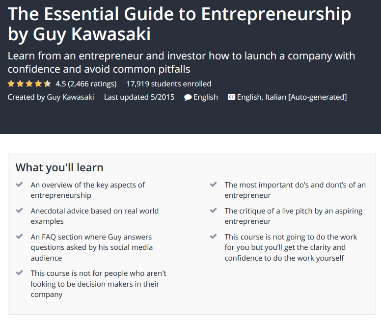 Essential Guide to Entrepreneurship